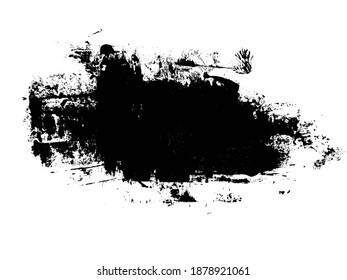 Black Grunge Distressed Paint Background Overlay Texture