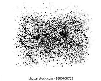 Black Grunge Distressed Paint Background Overlay Texture