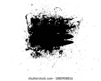 Black Grunge Distressed Paint Background Overlay Texture