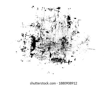 Black Grunge Distressed Paint Background Overlay Texture