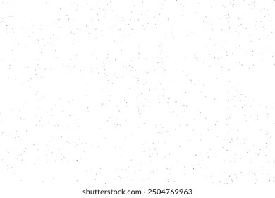 Black grunge Distressed texture Transparent Background, design element Gritty effect.
