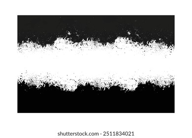 Anuncio de diseño de efecto grunge negro.