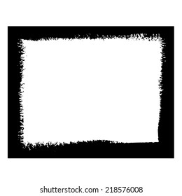 Black grunge frame