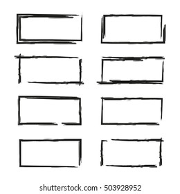 black grunge frames