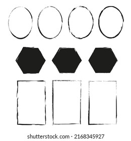 black grunge frames. Edge frame. Abstract texture. Vector illustration. stock image. black grunge frames. Edge frame. Abstract texture. Vector illustration. stock image. 