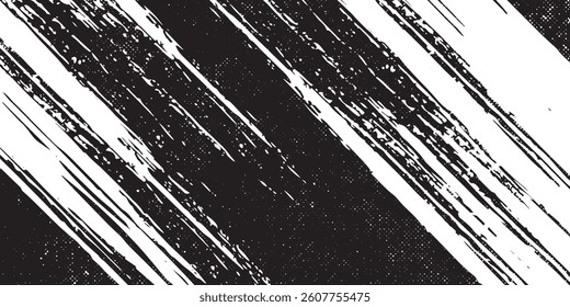 black grunge grain background, pointillism dots gradient or dotwork pattern, vector stipple effect. Grain noise halftone or grainy texture or dotwork grain noise
