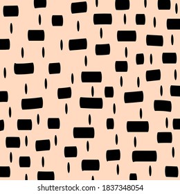 Black grunge lines. Vector illustration