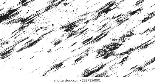 Black Grunge Scratch Brush Texture Background