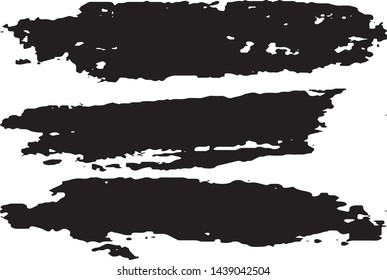 Black grunge spots on white background