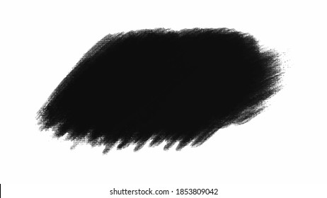 Schwarze Grunge-Pinsel , Banner, Label, für Ihr Design, Vektorgrafik.
