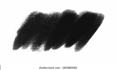 Black grunge stroke brush , banner, label, for your design, vector.
