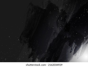 Schwarze Grunge strukturiert flankiert Hintergrund mit abstrakten Punkten. Vektordesign