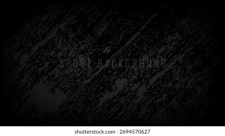 Schwarzer farbiger Texturhintergrund mit gealtertem und belastetem Oberflächeneffekt. Perfekt für Sport, Poster, Fotografieüberlagerungen, Musikalbumcover,