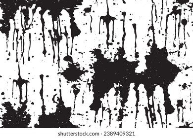 black grunge texture background, black and white texture vector illustration for background