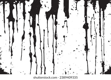 black grunge texture background, black and white texture vector illustration for background