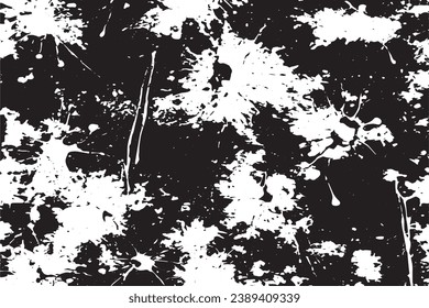 black grunge texture background, black and white texture vector illustration for background