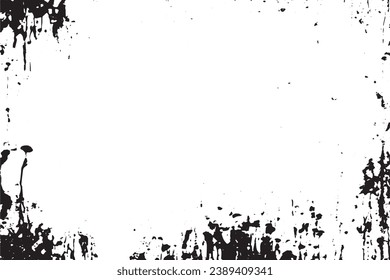black grunge texture background, black and white texture vector illustration for background