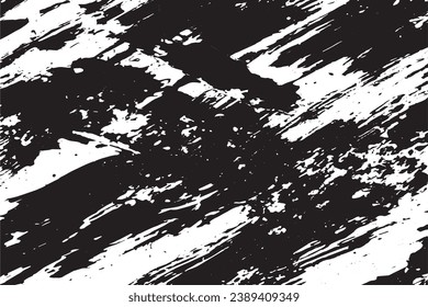schwarze Grunge, strukturierter Hintergrund, schwarz-weißer Textur, Vektorgrafik für Hintergrund