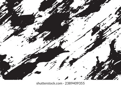 black grunge texture background, black and white texture vector illustration for background