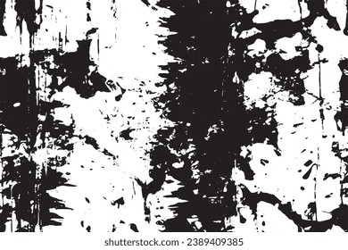 fondo de textura de grunge negro, ilustración vectorial de textura en blanco y negro para fondo