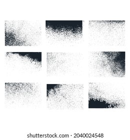 Black Grunge Texture backgrounds stock illustration.