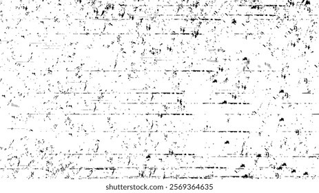 Black grunge texture border frame over white. Element for poster, emblem, sign, logo. Vector illustration.	