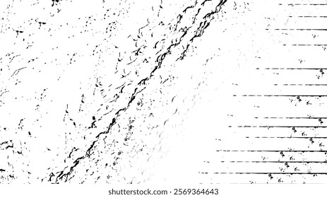 Black grunge texture border frame over white. Element for poster, emblem, sign, logo. Vector illustration.	