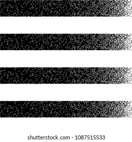 black grunge texture horizontal striped background vector illustration image