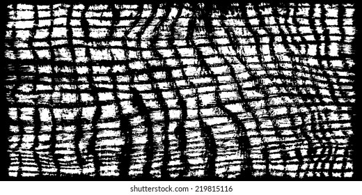 Black grunge texture isolated on white background in horizontal format. Graphic design elements save in vector illustration 8 eps