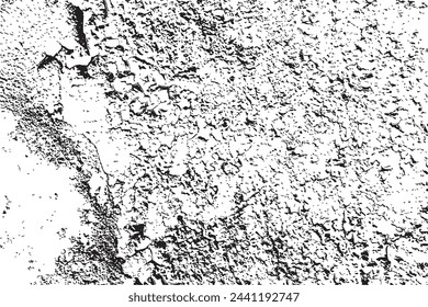 Black grunge texture isolated on white background. Distressed backdrop.