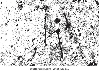 Black grunge texture isolated on white background. Distressed backdrop.