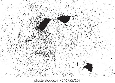 Black grunge texture isolated on white background. Distressed backdrop.