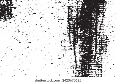 textura de grunge negro sobre fondo blanco, imagen vectorial