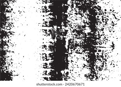 black grunge texture on white background, vector image
