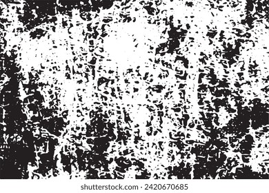 textura de grunge negro sobre fondo blanco, imagen vectorial
