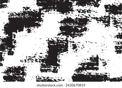 textura de grunge negro sobre fondo blanco, imagen vectorial