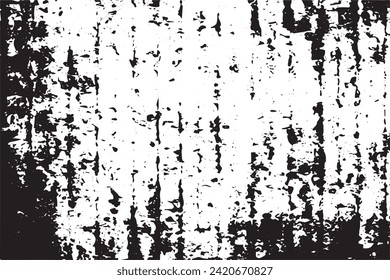 textura de grunge negro sobre fondo blanco, imagen vectorial