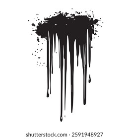 Black Grunge Texture Vector design