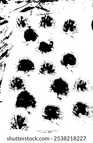 Textura negra grunge en Vector