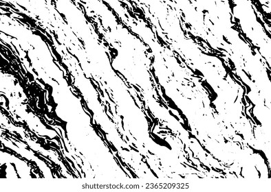 Textura vectorial de grunge negro de venas, grietas, rayas. Fondo del vector