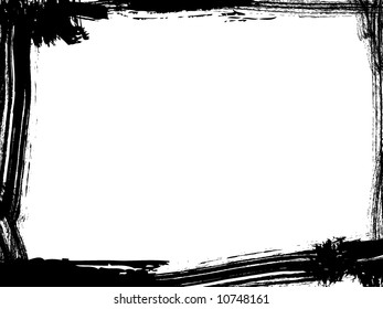 Black grungy frame