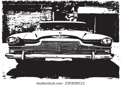 black grungy texture vector illustration, black and white texture for background
