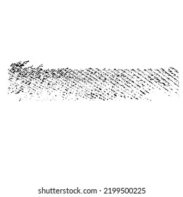 Black grungy vector abstract hand-painted background. Brush canvas black. Vector illustration