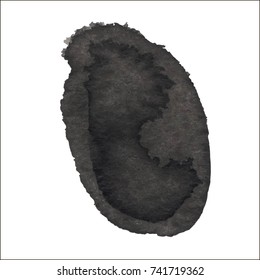 Black grungy vector abstract hand-painted background. Grunge Brush Stroke. Modern Textured Brush Stroke