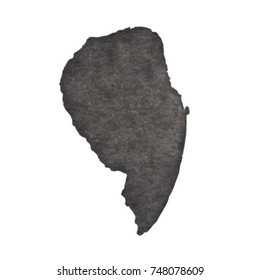 Black grungy vector abstract hand-painted background. Grunge Brush Stroke. Modern Textured Brush Stroke
