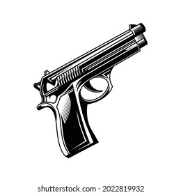 Diseño gráfico del vector Black Gun