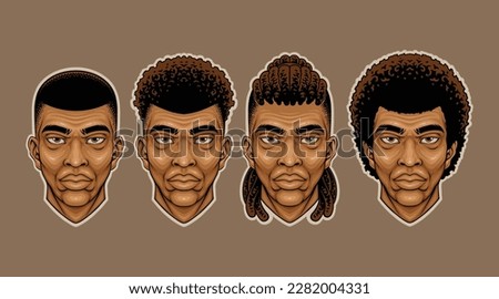 black guy hair style on set