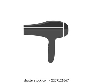 Black Hair Dryer Logo Design Modern Stock Vector (Royalty Free ...