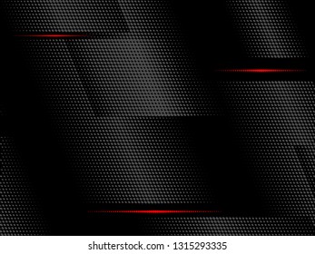 black halftone background in modern style