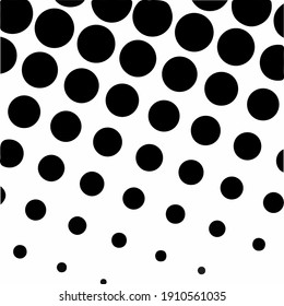 Black halftone background. Black polka dot. Halftone patterns. Modern clean Halftone Background, backdrop, texture, pattern or overlay. Vector illustration.